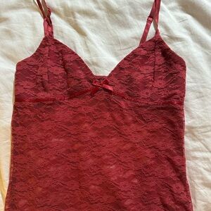 Edikted Eira Sheer Lace Tank Top